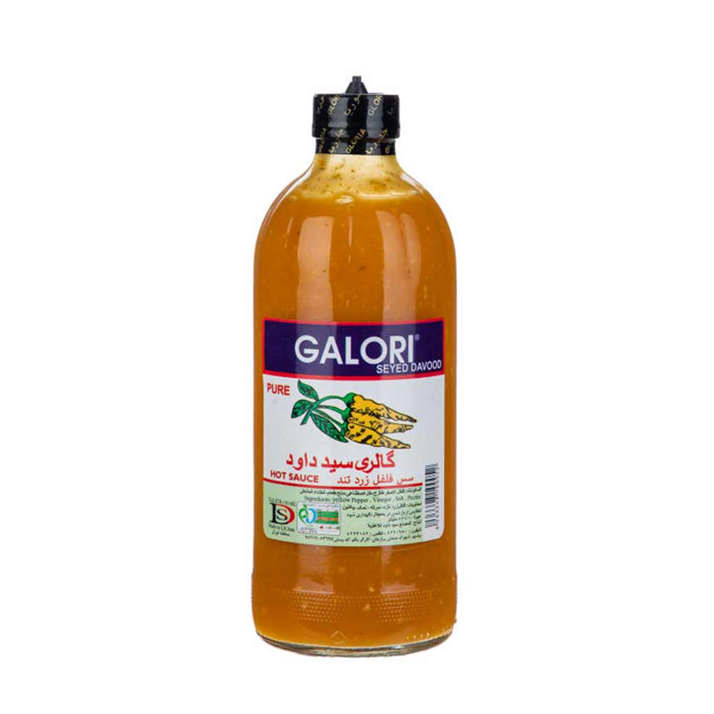 سس فلفل زرد تند گلوریا سید داود 474 میلی لیتر (Galori)