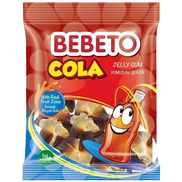 پاستیل نوشابه ای ببتو 80 گرم BEBETO Cola