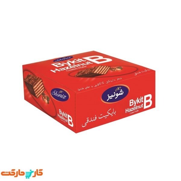 ویفر فندقی بایکیت شونیز بسته 20 عددی shoniz