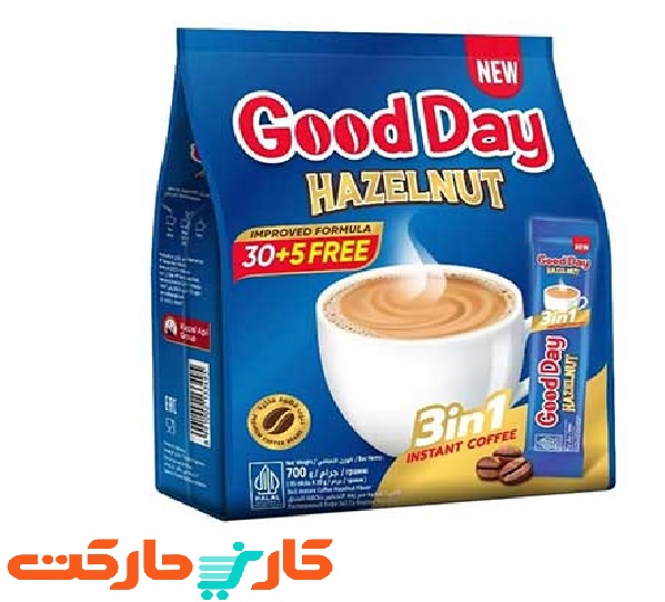 کافی میکس گوددی فندق 35 عددی Good Day Carrebian Nut