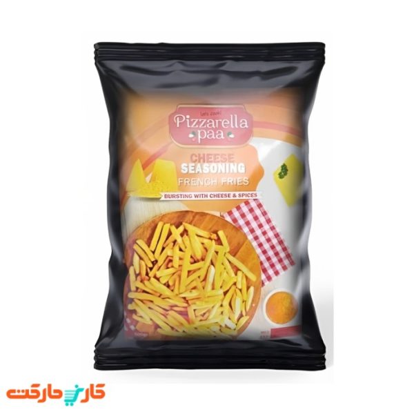 چاشنی سیب زمینی سرخ کرده با پنیر پیزارلا پا (pizzarella paa) 500 گرم