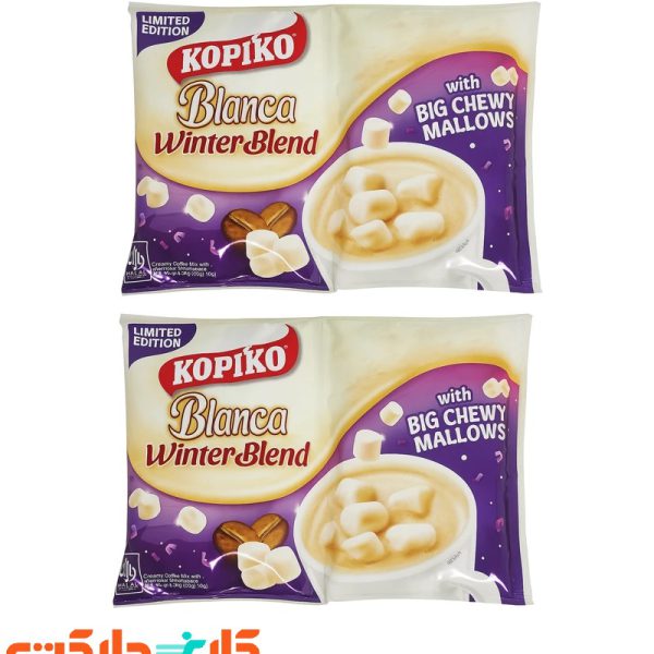 کافی میکس خامه ای همراه با مارشمالو کوپیکو بلانکا KOPIKO Coffee Mix Blanca بسته 10 عددی