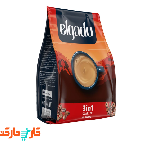 کافی میکس ۳ در ۱ الگادو بسته 48عددی (Elgado 3in1)
